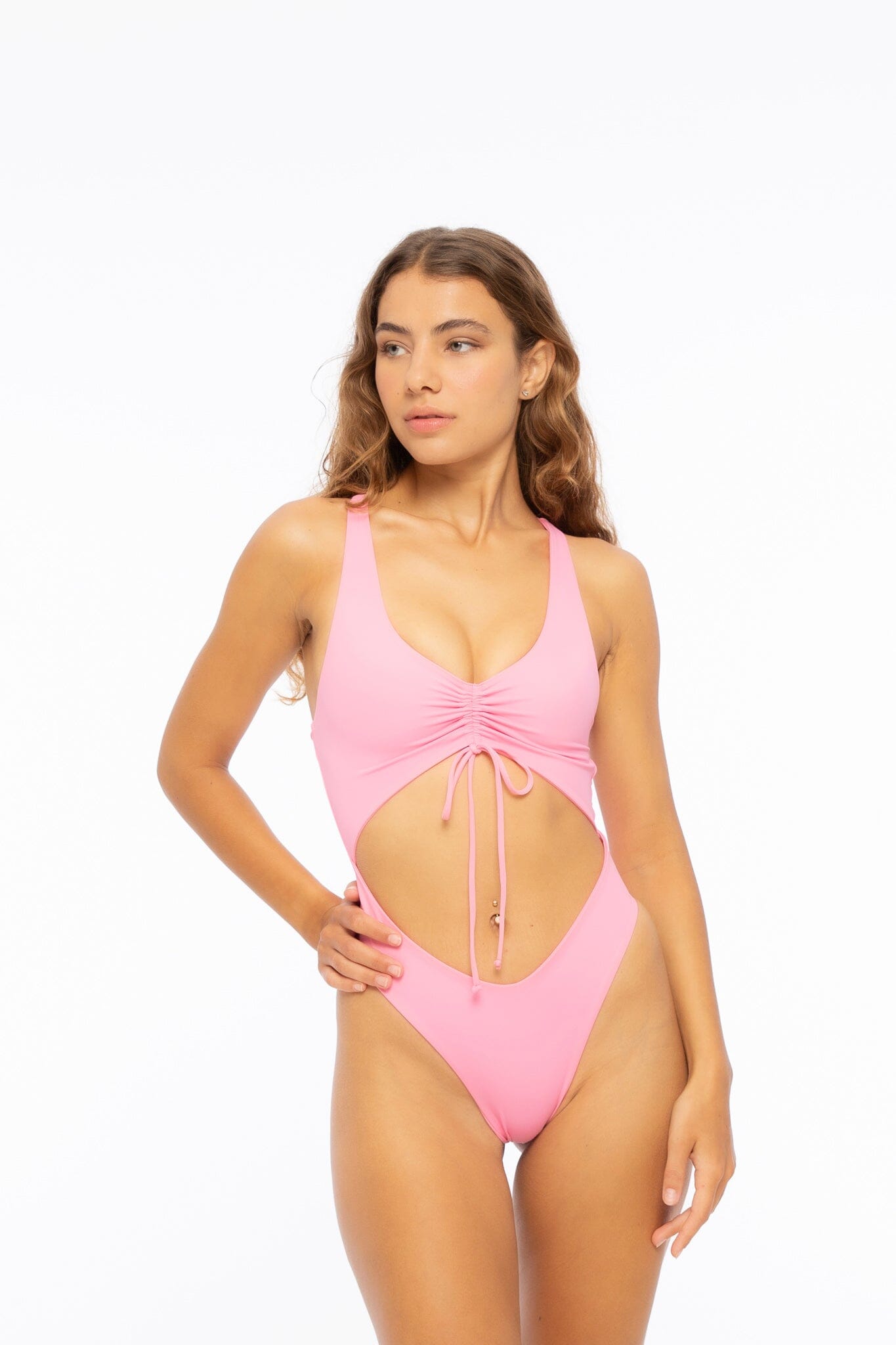 Hotline Bodysuit Rose Pink Bodysuit Nona Perkasa 