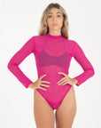 Thirst Bodysuit in Fuchsia Bodysuit Nona Perkasa 