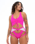 Hotline Garter Belt Hot Pink Body Garters/Harness Nona Perkasa 